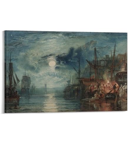 J.M.W.ターナー、コンスタンティヌスの、希少画集画、新品額装付 J.M.W.ターナー、コンスタンティヌスの、希少画集画、新品額装付